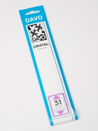 DAVO CRISTAL STROKEN MOUNTS C31 (215 x 35) 25 STK/PCS