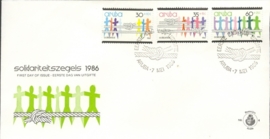 ARUBA 1986 FDC E 004 SOLIDARITEIT