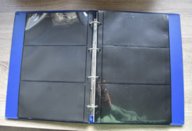 BLAUW LEUCHTTURM  ALBUM VOOR 108 FDC'S ++ LEES BESCHRIJVING