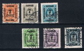 1926 Michel 159-161 163-165 gestempeld ++ F 313