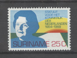 SURINAME POSTFRIS NVPH 528 STATUUT