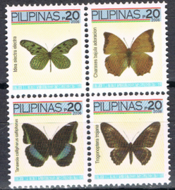 PHILIPIJNEN 2006 VLINDERS BUTTERFLIES PAPILLONS ++ M(DA IV)