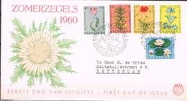 NEDERLAND 1960 FDC E43 OPEN KLEP