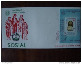 1968 FDC ZBL SHEET 13/14
