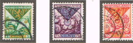 NEDERLAND 1925 NVPH 166-68 GESTEMPELD ++ C 410