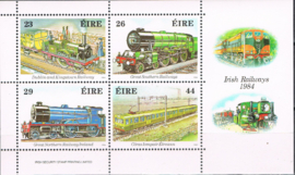 IERLAND 1984 MCHL BL 5 TREIN TREINEN ++ E 486