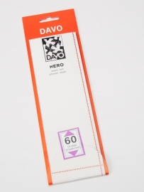 DAVO NERO STROKEN MOUNTS N60 (215 x 64) 10 STK/PCS