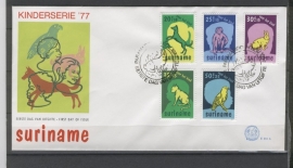 REP. SURINAME ZBL FDC E018A KIND CHILD