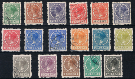 NEDERLAND 1928 NVPH R 33-56 GESTEMPELD ++ Q318/319