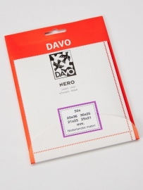 DAVO NERO STROKEN MOUNTS 50 STK/PCS (25mm x 21mm)
