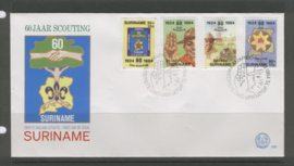 REP. SURINAME ZBL FDC E082 SCOUTING