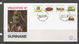 REP. SURINAME ZBL FDC E118 VRUCHTEN