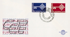 NEDERLAND 1968 FDC E90 OPEN KLEP ++ VOORBEELD SCAN