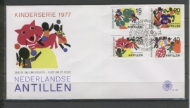 ANTILLEN 1977 FDC E106 KINDERZEGELS