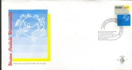 ARUBA 1989 FDC E 021 UPU