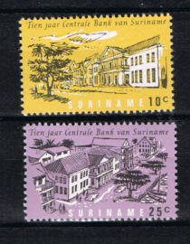 SURINAME POSTFRIS NVPH 475-76 BANK