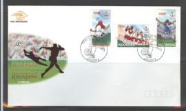 INDONESIË FDC 2002-02 VOETBAL WK KOREA