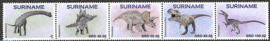 REP. SURINAME 2022 DINOSAURUSSEN SERIE