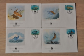 220 ++ FDC WWF WNF WERELD NATUUR FONDS ++ KIRIBATI WALVIS HAAR SHARK