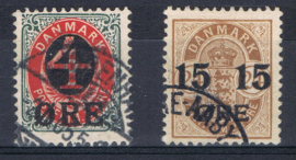 1904  Michel 40-41 gestempeld ++ C 353