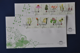 NEDERLAND NVPH FDC E 749 AB BLOEMEN