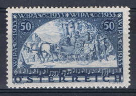 OOSTENRIJK 1933 ANK 555 WIPA NORMAAL PAPIER  ++ S 230