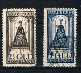 NEDERLAND 1923 NVPH 121-131 GESTEMPELD ++ Q 329ab