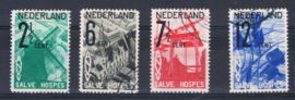 NEDERLAND 1932 NVPH 244-47 GEBRUIKT ++ L 558-2