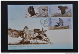 FDC KIRGISTAN 2015 VOGELS ++ M(ZW.)