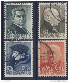 NEDERLAND 1936 NVPH 283-86 GEBRUIKT ++ (S) LEES
