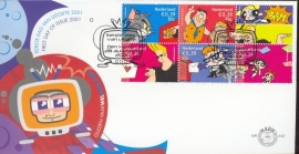 NEDERLAND NVPH FDC E442 STRIP CARTOONS