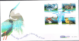 ARUBA 2016 FDC E 219 AB VOGELS