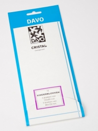 DAVO CRISTAL STROKEN MOUNTS C01 (voor kinderblokken) 10 STK/PCS