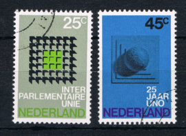 NEDERLAND 1970 NVPH 973-974 GEBRUIKT ++ L 591