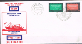 SURINAME  NVPH FDC E 41eb speciaal catalogus