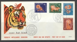 ANTILLEN 1967 FDC E048 KINDERZEGELS