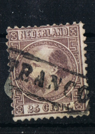 NEDERLAND 1867 NVPH 11 GESTEMPELD ++ P 322