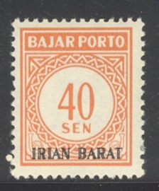 IRIAN BARAT PORT ZBL 11 POSTFRIS