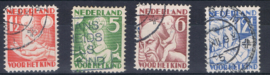 NEDERLAND 1930 NVPH 232-35 GEBRUIKT ++ A L 556-2