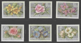 OOSTENRIJK 1964 ANK 1175-80 BLOEMEN FLOWERS
