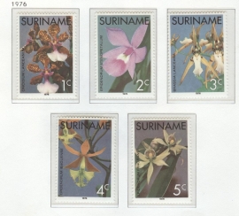 REP. SURINAME 1976 ZBL SERIE 012 BLOEMEN FLOWERS