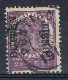 NED. INDIË 1908 NVPH 94 BUITEN BEZIT ++ D 248