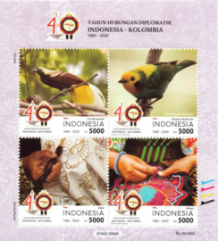 INDONESIË 2020 ZBL 3710 COLOMBIA