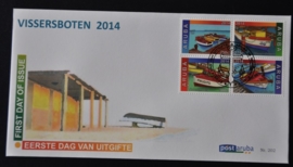 ARUBA 2014 FDC E 202 VISSERSBOTEN