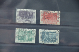 NEDERLAND 1952 NVPH 588-591 GEBRUIKT ++ K 149