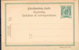 1900 CORRESPONDENZ KARTE DUITS ILLYRISCH ITALIAANS  ++ S 236