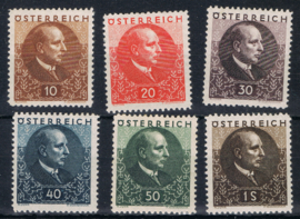OOSTENRIJK 1930 ANK 512-517 MIKLAS  ++ S 225