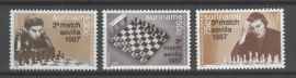 REP. SURINAME 1987 ZBL SERIE 566 SCHAKEN CHESS