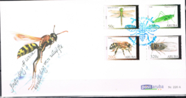 ARUBA 2016 FDC E 220 AB INSECTEN