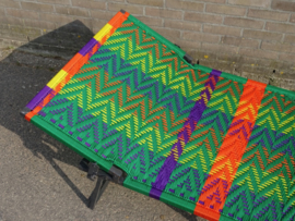 Owusu stretcher, groen, zig zag design